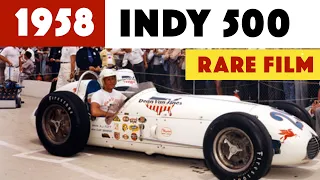 Thrilling 1958 Indianapolis 500 Auto Race - rare film