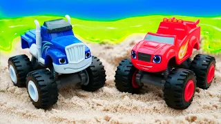 A grande corrida! Qual o melhor carro? Blaze e as Monster Machines em português