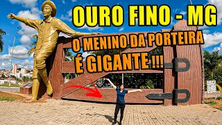 OURO FINO MG: Menino da Porteira, Mercado Municipal Mineiro, Monumentos Gigantes e TOUR pela Cidade