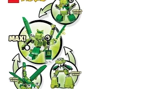 GLORP CORP MAX Instructions LEGO MIXELS Series 6 Dribbal + Gurggle + Slusho