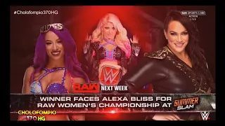 Sasha Banks vs. Nia Jax - This Monday LIVE! on Raw