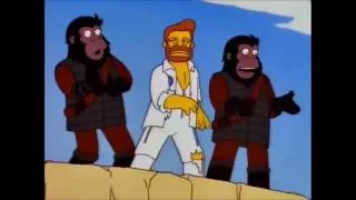 The Simpsons - Planet of the Apes (the musical) starring Troy McClure