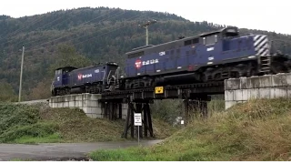SRY Rail Link train in Abbotsford BC