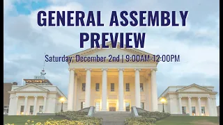 General Assembly Preview