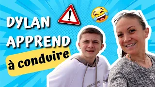 Dyllan apprend à conduire!!