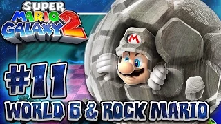 Super Mario Galaxy 2 - Part 11 (1080p 60FPS 100%): World 6 & ROCK MARIO w/Facecam