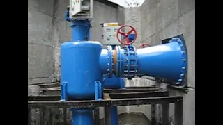 Low head micro hydropower plant Barrel type Turbine generator 02 units 6KW at 3m water head 微型水力发电站