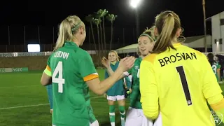 PITCHSIDE HIGHLIGHTS | Ireland WNT 4-0 Morocco WNT - International Friendly