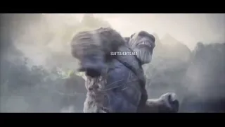 Kong throwing rock at ape meme.          (This is a meme i made)
