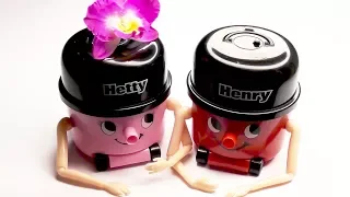 Toys Henry the Hoover & Hetty the Hoover mini Fun Movie for Kids