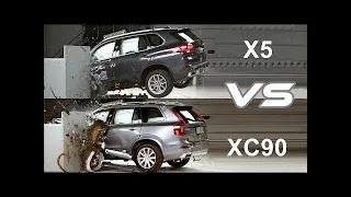 2019 BMW X5 vs 2019 Volvo XC90 - CRASH TEST