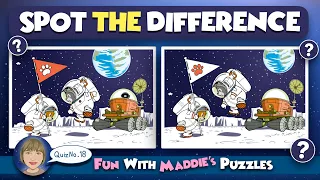 Spot the Difference, Find The Difference, 10 Fun Puzzle Quiz, No.18 #spotthedifference #kidspuzzles