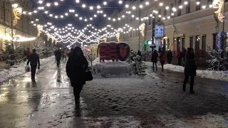 Kiev Ukraine Streets at night