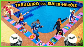 TABULEIRO GIGANTE DOS SUPER HERÓIS !! ( NOVO MINI GAME ) [ REZENDE EVIL ]