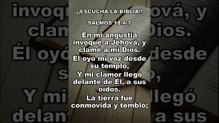 Salmos 18: 4 - 7 ¡¡en mi angustia clamé a mi Dios!!