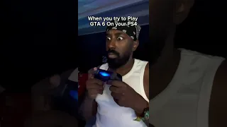 When you play GTA 6 on PS4 🤯 #GTA #GTA6