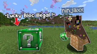 J'ai testé des Lucky Blocs Illégaux sur Minecraft..