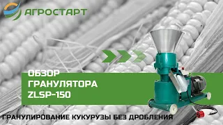 Гранулятор ZLSP-150. Гранулирование кукурузы без дробления. Агростарт