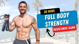 The BEST FULL BODY RESISTANCE BAND Workout to Build Muscle | 30 minutes