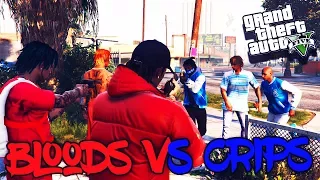 GTA 5 | BLOODS VS CRIPS EP. 16 (MUST WATCH) 🔴🔵