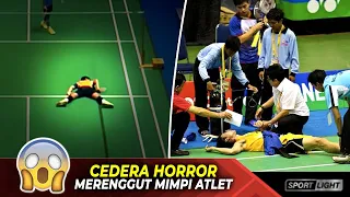 Bikin Merinding !! Detik Detik Cidera Atlet Terparah Dalam Badminton, Bikin Atlet Pensiun Dini