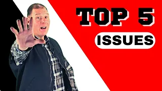 TOP 5 BIGGEST issues during a home inspection