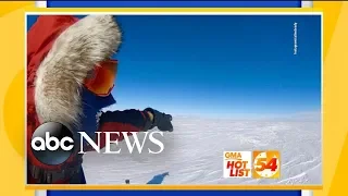 'GMA' Hot List: Man becomes 1st person to cross Antarctica solo