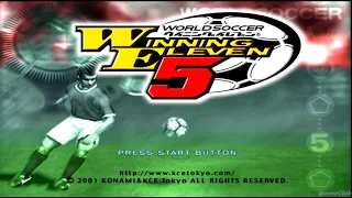 World Soccer Winning Eleven 5 PS2 - Brazil VS Japan - Gameplay - PCSX2