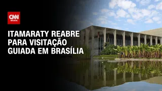 Itamaraty reabre para visitação guiada em Brasília | CNN PRIME TIME