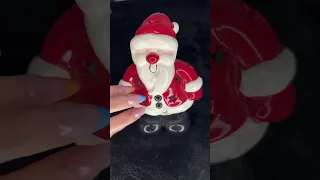 Asmr tapping on a Santa ornament 🎅