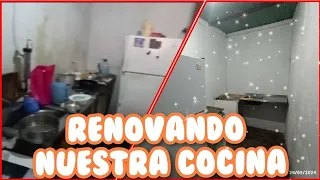 MEJORAS EN COCINA PEQUEÑA 💪 por nosotros mismos😱