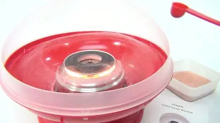 Electric Candyfloss Making Machine Home Cotton Sugar Candy Floss Maker With Measuring Scoop And Disp