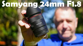 Samyang 24mm f1.8 Review for Sony E mount.