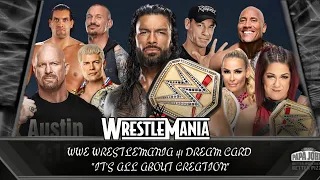 WWE WRESTLEMANIA 41 DREAM MATCH CARD