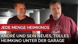 Die Garage unterkellert und jetzt hat er dort ein eigenes Heimkino. So wurde es realisiert.