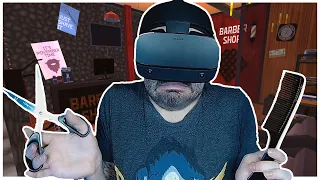 I should NOT cut hair!! | BarberShop Simulator in VR! | Game Play