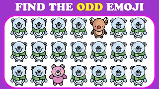 Find The Odd Emoji Quiz #19 | Can You Find The Odd One Out ? Spot The Difference ! Test Your Eyes !