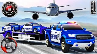 Luxury SUV Us Police Cop Car Transporter (2020) - Best Android GamePlay