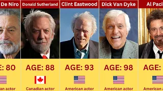 AGE of Famous Senior Hollywood Actors 80+