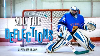 All The Deflections | Mic'd Up GoPro Goalie | 2021 Game Highlights | Captain's Crease