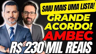 12:00 | Aposentados e Pensionistas! Saiu Nova Lista Grande Acorodo Com a AMBEC R$ 230 Mil Reais.