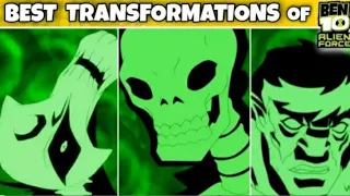 ben 10 classic - Original/New Transformation Sequences as Alien Force/Ultimate Alien 