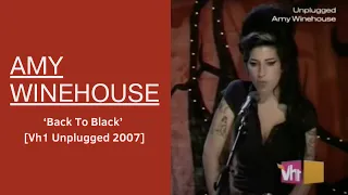 Amy Winehouse - Back To Black (Vh1 Unplugged 2007)