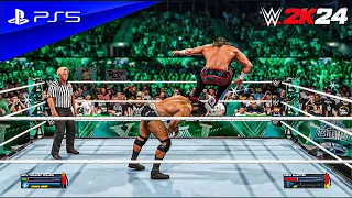 WWE 2K24 - Seth Rollins vs. Drew mcintyre - Main Event at Wrestlemania XL - PS5™ [4K60]