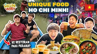 KE RESTORANNYA NAIK PERAHU!? MAKANAN UNIK & LEGENDARIS DI HO CHI MINH! | WORLD TRIP 18