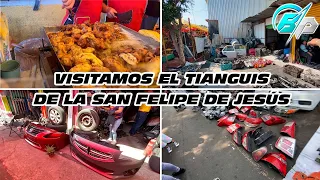 FUIMOS A COMPRAR AL TIANGUIS DE LA SANFE A BUSCAR PIEZAS DE AUTOS | Betito Padilla
