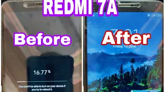 REDMI 7A AFTER UPDATE MIUI UPDATING PROBLEM