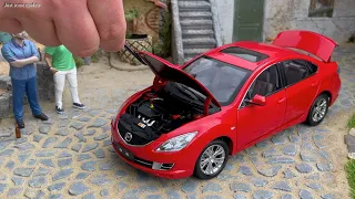 1:18 Mazda 6 II (GH1), red - Paudi [Unboxing]
