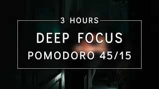 Deep Focus Pomodoro Technique 🍅 With Timer 45-15 For Study And Work