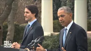 Full Canadian Prime Minister Trudeau and President Obama news conference